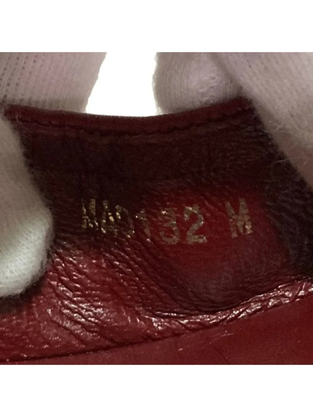 Louis Vuitton Monogram Mahina Ballet Shoes Flat Pumps Red